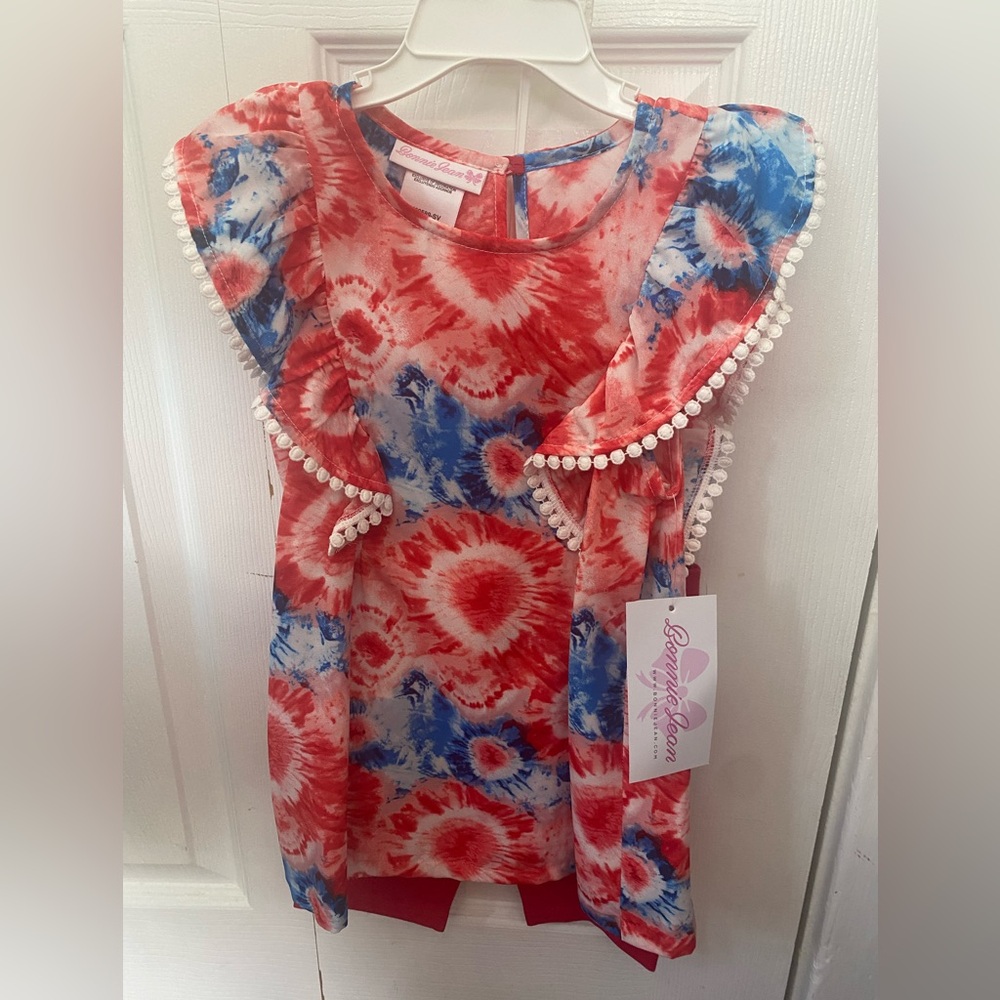 Girls size 4T top and shorts set. Never worn! New with tags!